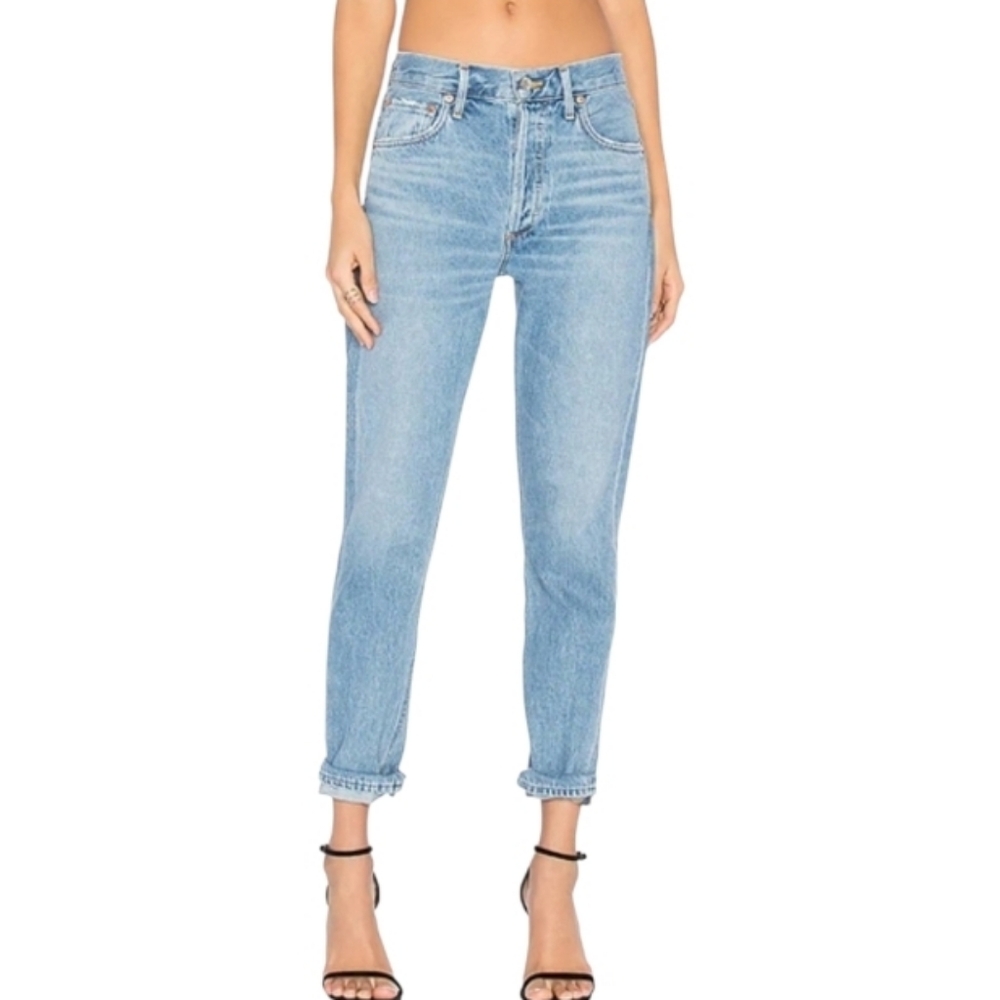 Agolde Jamie High Waisted Ankle Denim Jeans